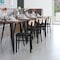 Flash Furniture Black Vinyl Dining Chairs - Natural Wood Backs, PK 2 2-XU-DG6V5BV-NAT-GG - alternate 6